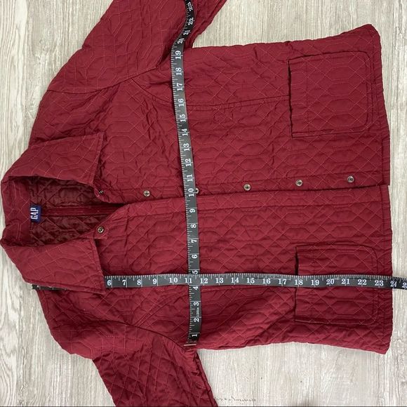 Gap Red Quilted Light Jacket - Picture 6 of 6